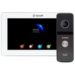 BCOM BD-770FHD/T White Kit - Комплект відеодомофона