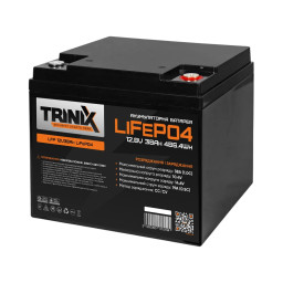 Аккумуляторная батарея литий-железо-фосфатная 12В 38А*ч Trinix 12V38Ah LiFePO4