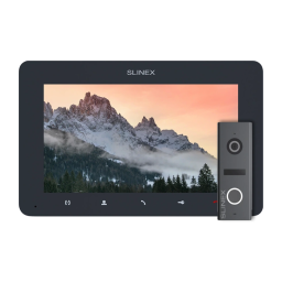 Slinex SM-07MN + ML-17HD Graphite – Комплект відеодомофона (7" IPS, Детекція руху, Full HD, 130°)