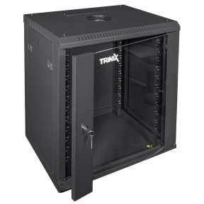 Trinix TRX-12U/600x450x637 Black – Шкаф коммутационный (12U, 600x450, 55кг) фото