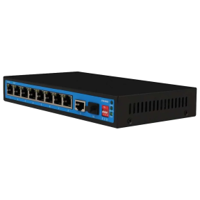 Ewind EW-S1910CFG-DP – Некерований PoE-комутатор (8xPoE 1000M, 1xSFP, 120 Вт) зображення