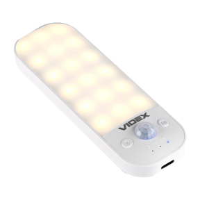 Светильник LED аккумуляторный с датчиком движения VIDEX VL-NL014W-S - фото №5 Светильник LED аккумуляторный с датчиком движения VIDEX VL-NL014W-S Цена