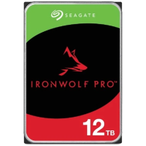 Seagate IronWolf Pro 12TB – Внутрішній жорсткий диск (3.5", SATA III, 7200 об/хв)