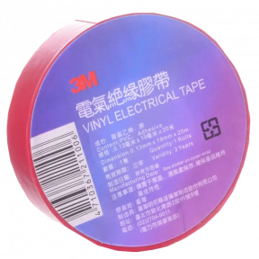Ізолента червона 3М 0,13мм*19мм*18м купити