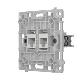 Ajax OutletCore (LAN) Vertical White - Механизм розетки фото