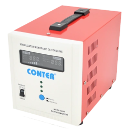 Conter MSER 5000 VA-V2 – Стабилизатор напряжения (3.75 кВт, сервопривод, 130-260В, 2xSchuko)