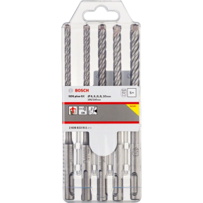 Набор буров по бетону SDS plus-5X 6/6/8/8/10 купить