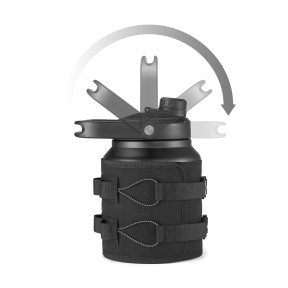 Термос Naturehike NH22SJ001, 304 сталь, 2.5 л, черный фото