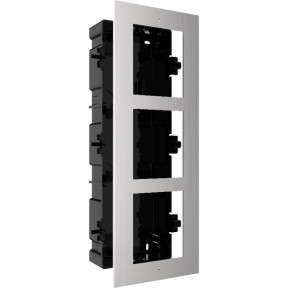 HIKVISION Врезная монтажная рамка на 3 модуля DS-KD-ACF3/Plastic в Украине