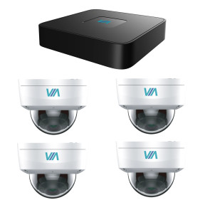 Комплект видеонаблюдения VIA SECURITY на 4 камеры 4 Мп купить