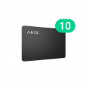 Захищена безконтактна картка для клавіатури Ajax Pass Чорна (10 шт)