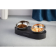 PETKIT Fresh Nano-Metal Pet Cat Two Bowl Stand (P5201) - Регулируемая двойная металлическая миска