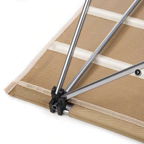 Cтіл розкладний Naturehike NH20JJ020,1680D Oxford / алюміній, Розмір L, бежевий зображення