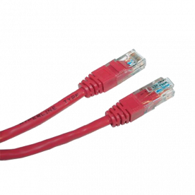 Патч-корд E-server UTP, 0.5 м, кат. 5e красный