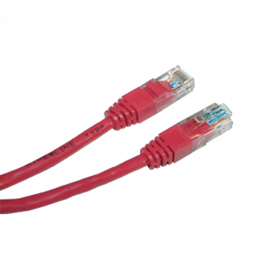 Патч-корд E-server UTP, 0.5 м, кат. 5e червоний купити