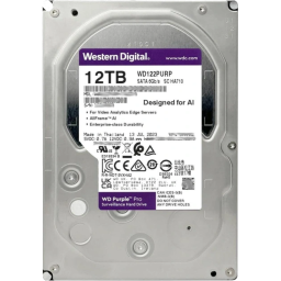 Western Digital WD122PURP – Жорсткий диск (12 ТБ, 3.5", SATA III, 7200 RPM)