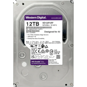 Western Digital WD122PURP – Жорсткий диск (12 ТБ, 3.5", SATA III, 7200 RPM) купити