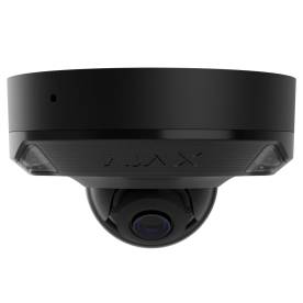 Ajax DomeCam Mini HL (8 Mp/4 mm) black – IP видеокамера (8МП, 4K, ИК+LED 15м, PoE)
