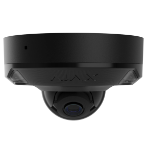 Ajax DomeCam Mini HL (8 Mp/4 mm) black – IP видеокамера (8МП, 4K, ИК+LED 15м, PoE) купить