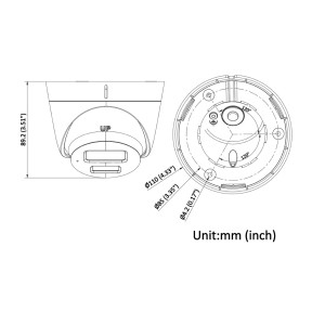 Hikvision DS-2CD1343G2-LIUF (2.8 мм) - 4 Мп купольна мережева камера фото