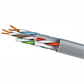 Cat.6 U/UTP 4х2х23 AWG (72569) бухта 305м. Кабель вита пара ЗЗКМ (UTP мідь внутрішній) купити