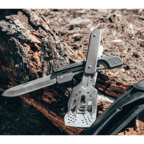 Roxon S601 – Мультитул для барбекю 6 в 1 (сталь 5Cr15MoV, ніж, щипці) фото