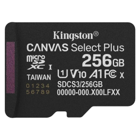 Карта памяти Kingston microSD 256GB C10 UHS-I A1 V10 R150MB/s купить