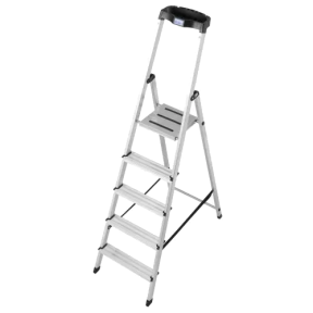KRAUSE Safety (126337) - Лестница-стремянка алюминиевая 5 ст. - фото №1 KRAUSE Safety (126337) - Лестница-стремянка алюминиевая 5 ст. купить