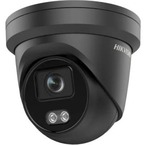 Hikvision DS-2CD2347G2-LU(C) (2.8 мм) Черная - 4МП ColorVu IP видеокамера купить