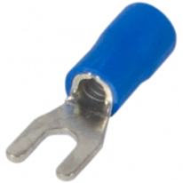 Enext e.terminal.stand.sv.1,25.3,2.blue Изолированный вилочный наконечник 0.5-1.5 кв.мм, синий