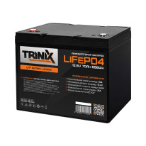 Аккумуляторная батарея литий-железо-фосфатная 12В 70А*ч Trinix 12V70Ah LiFePO4