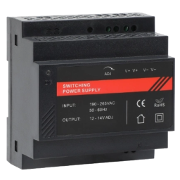 VIA Energy DR12036-02 – Блок питания на DIN-рейку (12-14V, 3A, 42W, 2 канала)