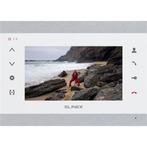 Slinex SL-07N Cloud Silver/White - Відеодомофон зображення