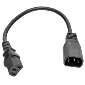 Шнур живлення Kingda С13-C14, 0.3 м, 0.75 мм2 купити