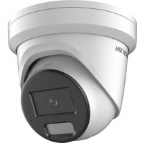 Hikvision DS-2CD2327G2-LU(C) (4 мм) - 2МП купольная ColorVu IP видеокамера