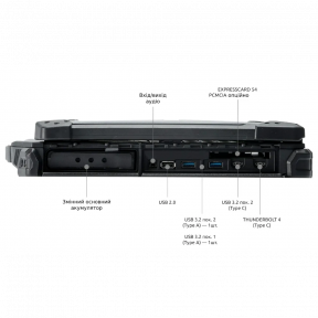 Durabook Z14I 14FHD AG Touch/Intel i5-1135G7/8/256F/int/W10P Ноутбук в Україні