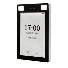 Біометричний термінал розпізнавання облич вологозахищений ZKTeco ProFace X купити