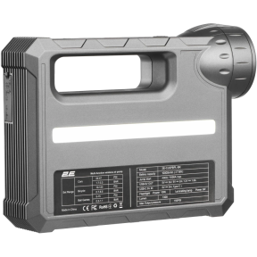 Пуско-зарядний пристрій портативний 2E Pitman, струм 400А/пік 1000А, 10000 мА/37 Вт·год, павербанк, компресор, ліхтар, 1xUSB-A, кейс Ціна