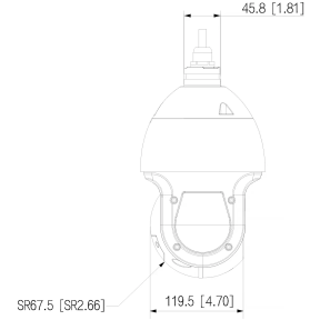 Dahua Technology DH-SD4E825GB-HNR-A-PV1 - 8 Мп сетевая TiOC WizSense PTZ камера с зумом 25x купить