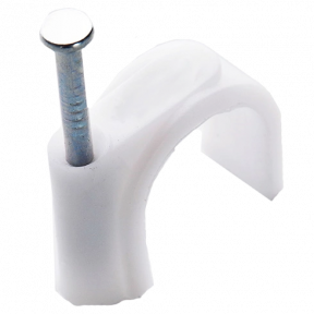 APRO CC-R6 Кабельна кліпса кругла 6мм (пач 100шт) - фото №1 APRO CC-R6 Кабельна кліпса кругла 6мм (пач 100шт) купити