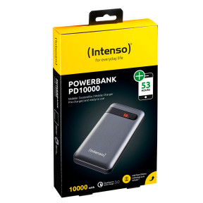 Повербанк Intenso PD10000 10000mAh Black (7332330, 4034303026814) Цена