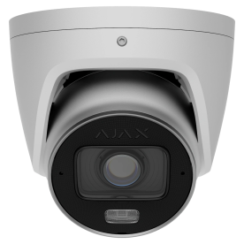 Ajax TurretCam HLVF (5 Mp) (2.8-12мм) ASP white – Вулична IP-камера (5MP, Varifocal 2.8-12mm, IR 60m + Led 40m, AI, PoE, IP67, IK10)