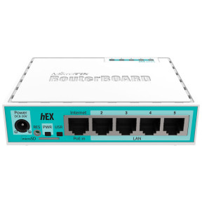 MikroTik hEX (RB750Gr3) 5-портовий маршрутизатор - фото №2 MikroTik hEX (RB750Gr3) 5-портовий маршрутизатор зображення
