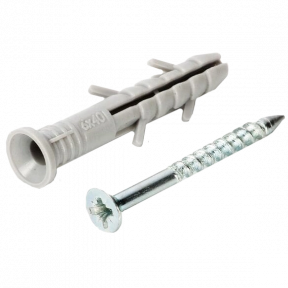 APRO SMTP-60040 - Дюбель-цвях швидкого монтажу поліетиленовий потай 6х40 (пач. 100 шт.) купити