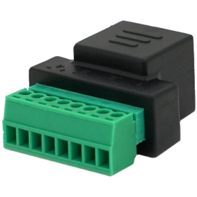 Разъем RJ-45(F) (8 контактов) с клеммами под кабель фото