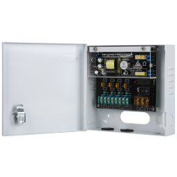 VIA Energy PS-1204/4CH(M) – Блок живлення (12-14V, 4A, 56W, 4 канали PTC, металевий бокс)