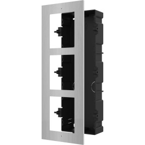 HIKVISION Врезная монтажная рамка на 3 модуля DS-KD-ACF3/Plastic купить