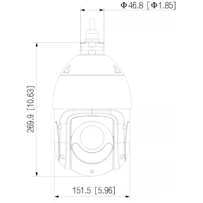 Dahua Technology DH-SD4E825GB-HNR-A-PV1 - 8 Мп сетевая TiOC WizSense PTZ камера с зумом 25x купить