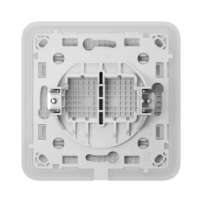 Ajax CoverPlate SoloCover (CP) White - Заглушка монтажной коробки фото