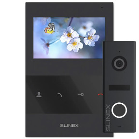 Slinex SQ-04 Black + ML-17HR Graphite - Комплект відеодомофона купити